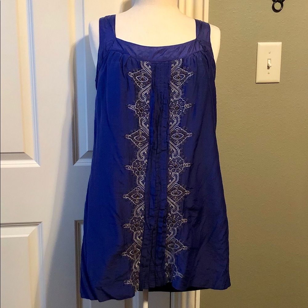 Trinity Silk & Cotton Appliqué Sundress